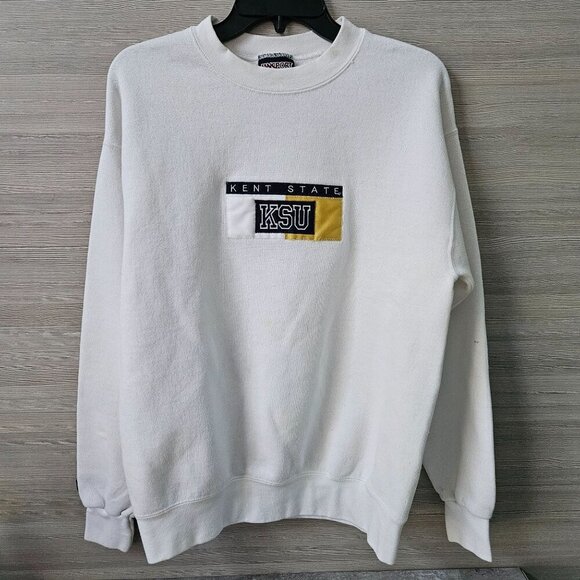 Jansport Other - Kent State KSU Jansport Vintage White Crewneck Sweatshirt Size M NCAA College